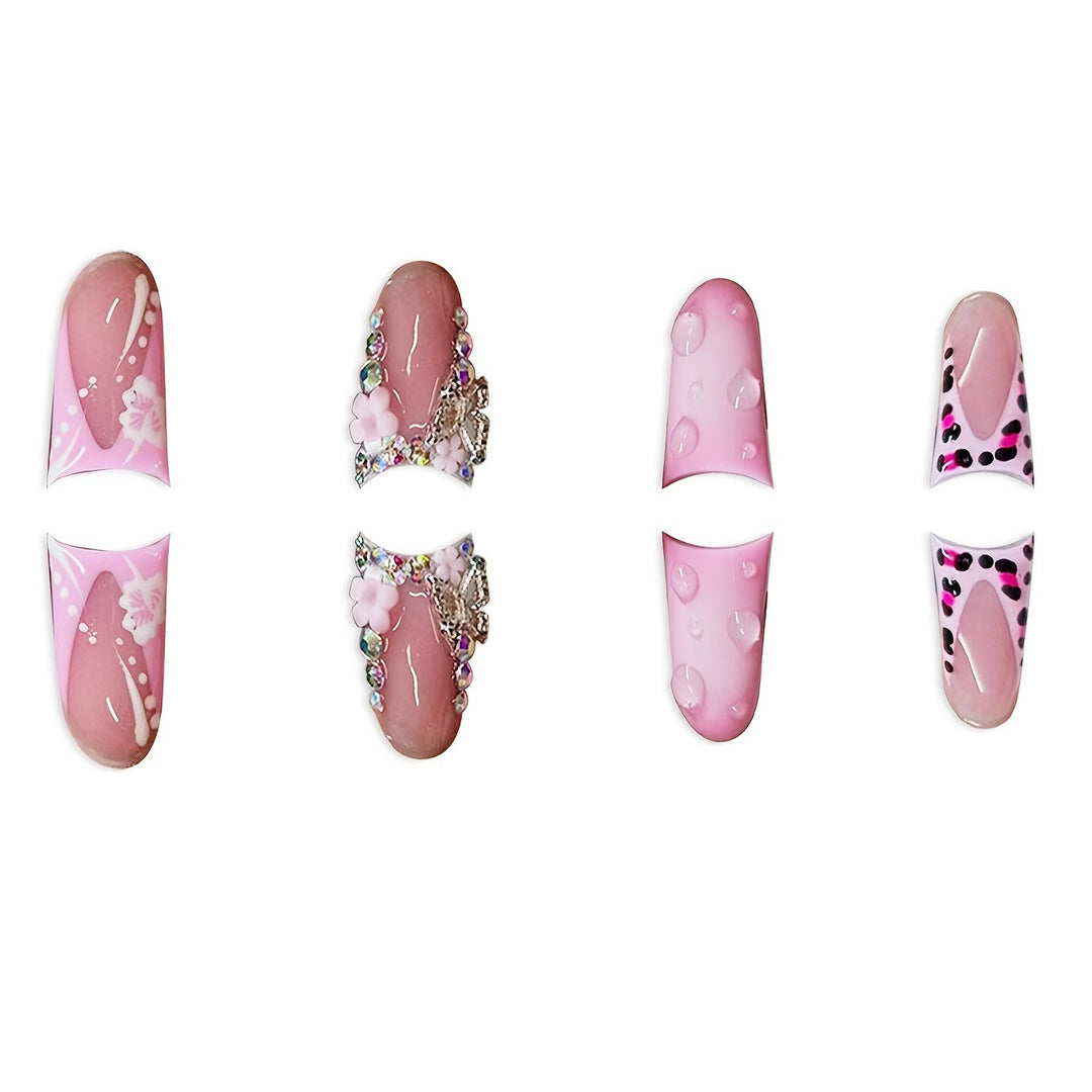 Decorative Press-On Nail Art Set Bowlift