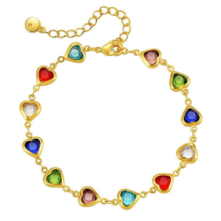 Butterfly and Daisy Charm Anklet Bowlift