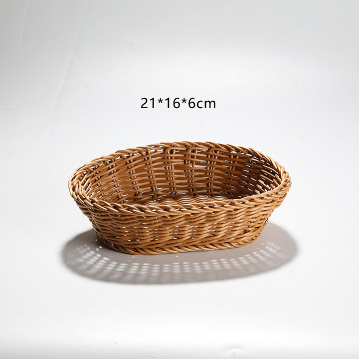 Decorative Woven Storage Basket Bowlift