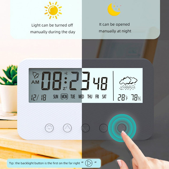 Digital Multifunction Alarm Clock Bowlift