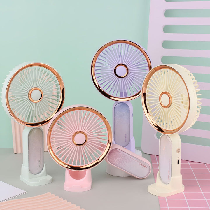 Women's Portable Mini USB Fan with Stylish Design Bowlift