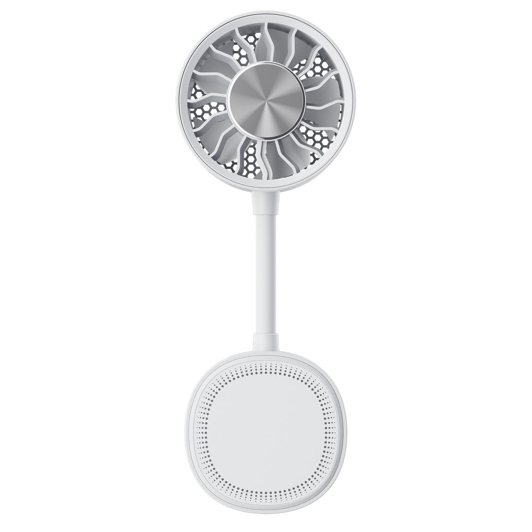 Ladies portable hand fan with flexible gooseneck Bowlift