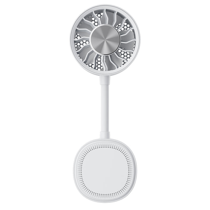 Ladies portable hand fan with flexible gooseneck Bowlift