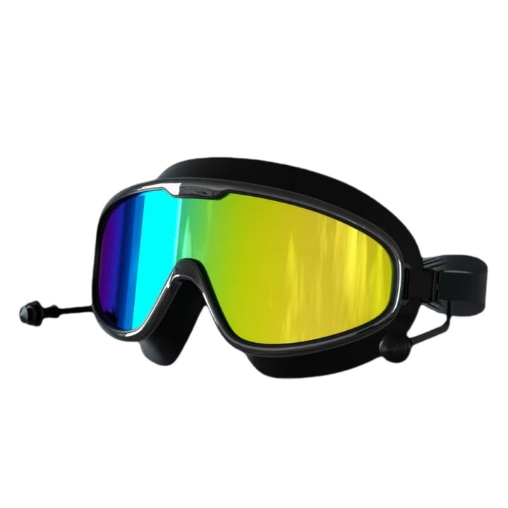 Diving mask with field of vision optimization and anti-fog technology Bowlift