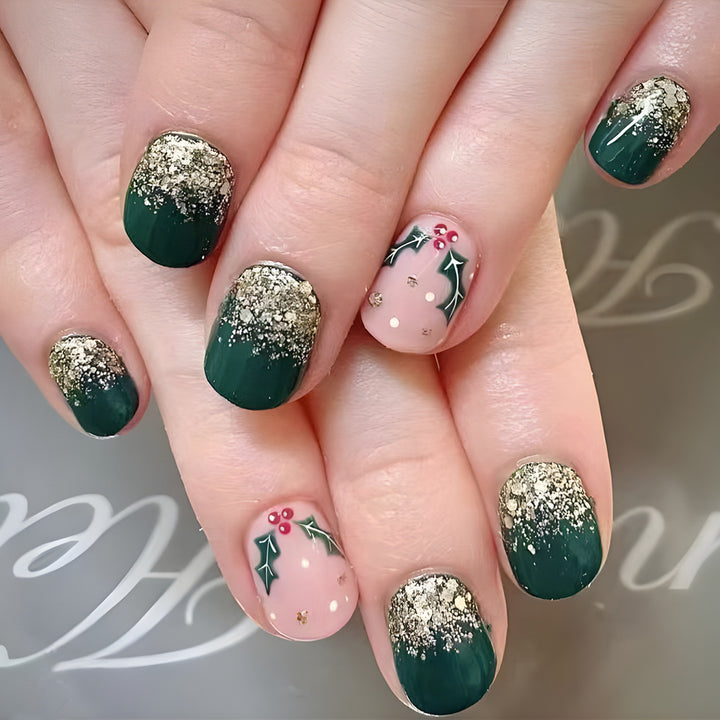 Festive Holiday Nail Art Set Bowlift