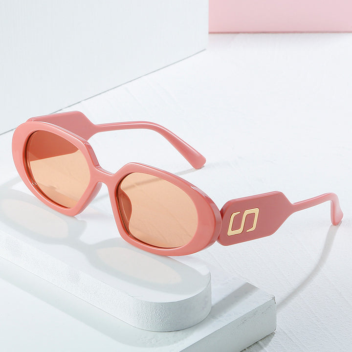 Women's fashionable sunglasses with unique design and stylish logo Bowlift