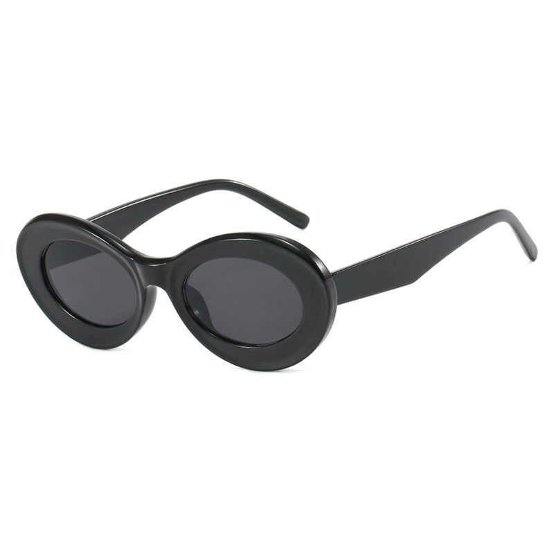 Women's oval sunglasses with modern lenses Bowlift