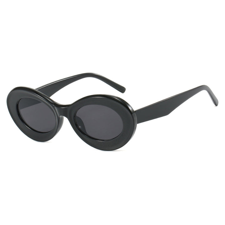 Women's oval sunglasses with modern lenses Bowlift
