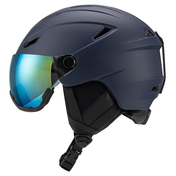 Snow Sports Helmet with Integrated Visor Bowlift