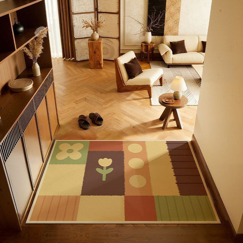 Artistic Patchwork Area Mat