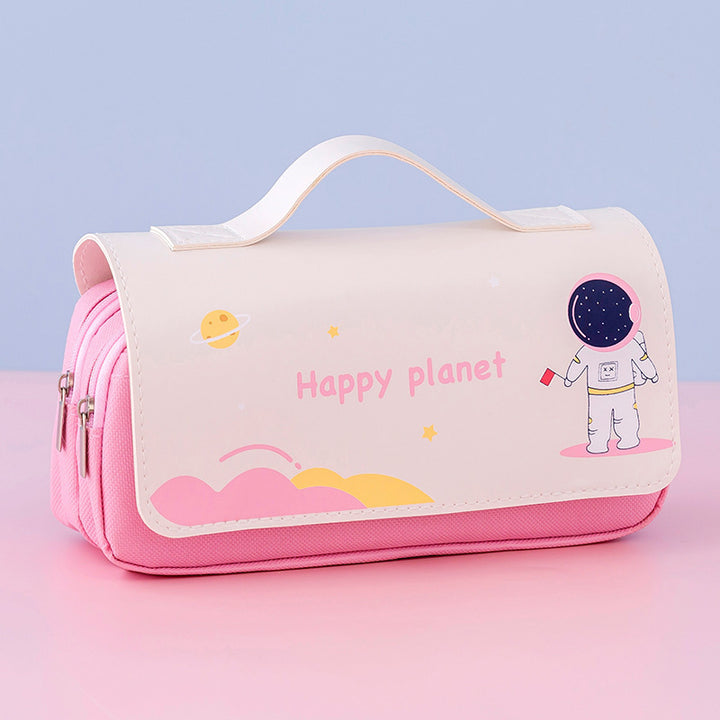 Stylish Astronaut-themed Pencil Case Bowlift