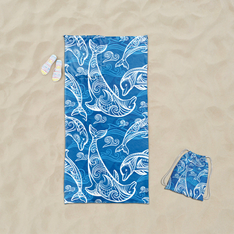 Beach towel with exclusive sea turtle motif Bowlift