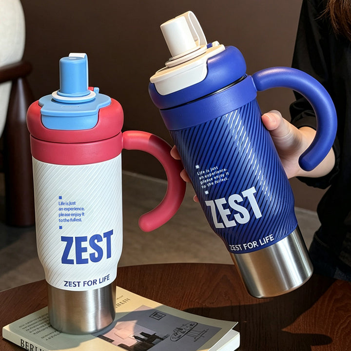 Women's Insulated Mug with Practical Drinking Lid Bowlift