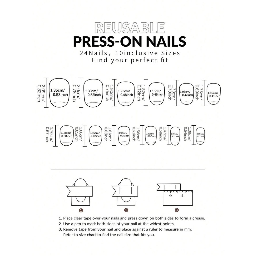 Artificial Nails in Modern Checkerboard Design Bowlift