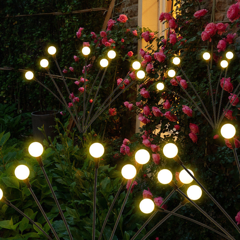 Decorative LED Fiber Optic Flower Stakes Bouquet Bowlift