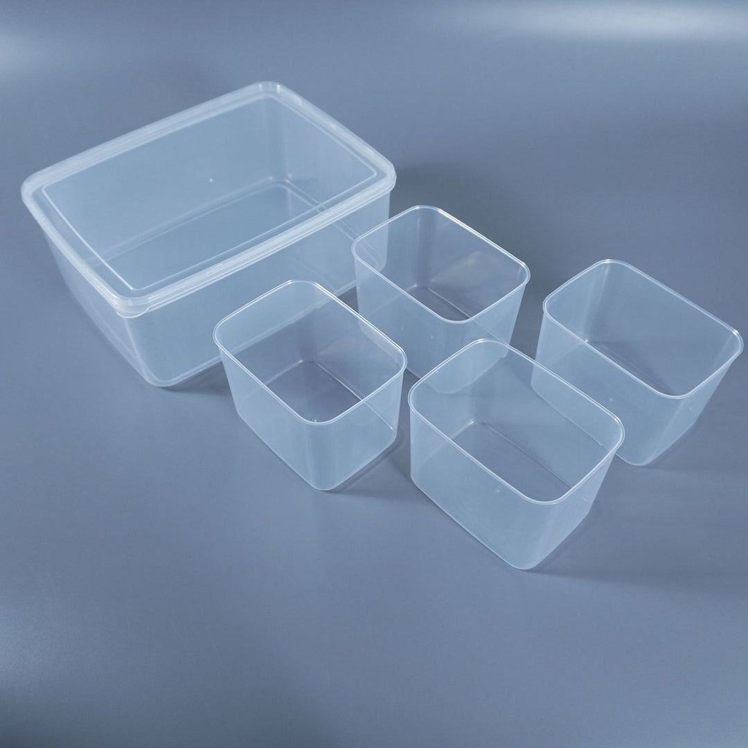 Transparent Modular Storage Containers Bowlift