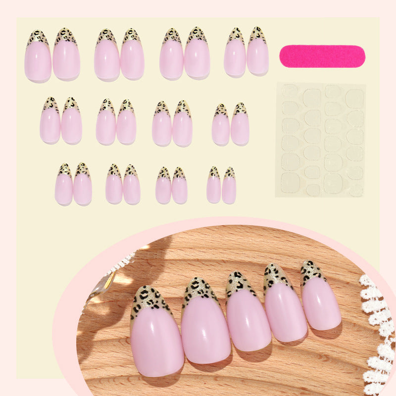 Chic Leopard Print Press-On Nails Bowlift