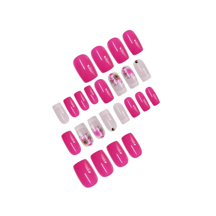 Floral Art Press-On Nail Set Bowlift 1788434384