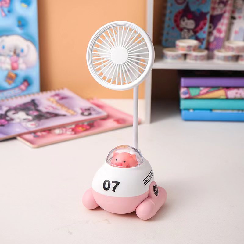 Adorable Cartoon-Themed Desk Fan Bowlift