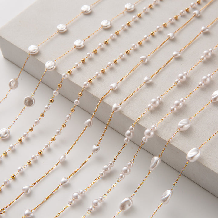 Pearl-Accented Eyewear Chain Bowlift