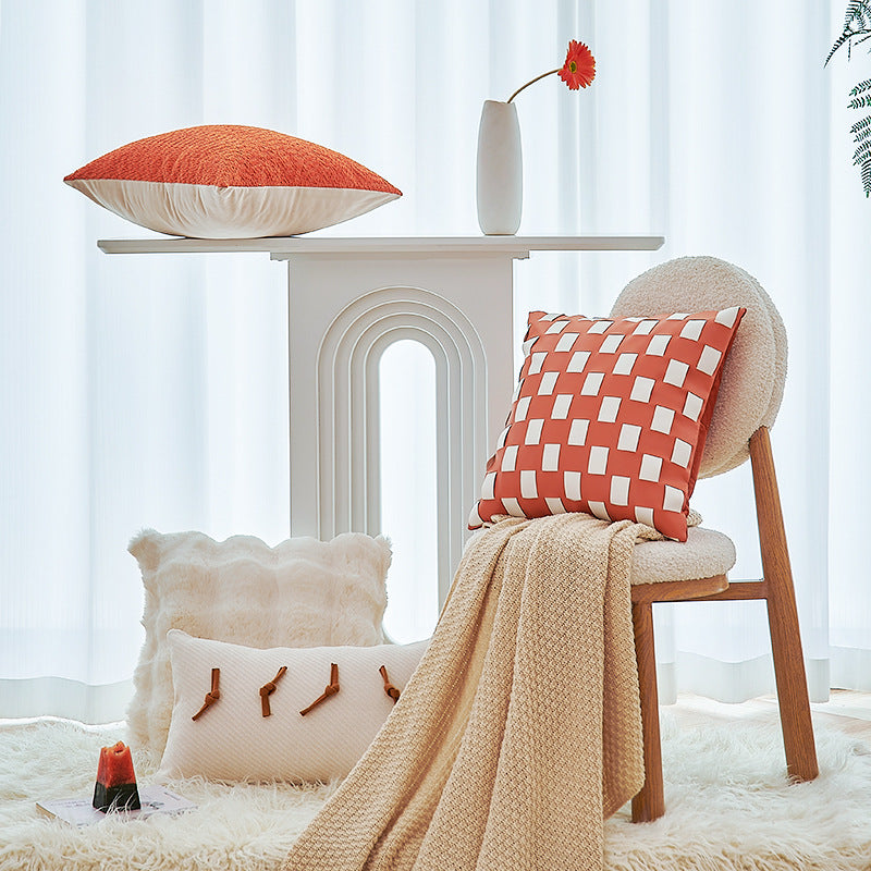 Ladies pillow with structured cover Bowlift