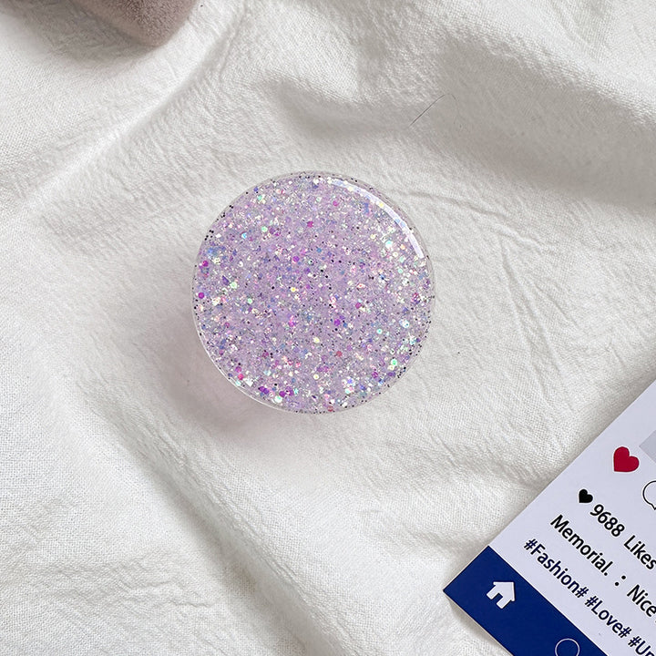 Sparkly Resin Phone Holder And Stand With Full Rotation Base