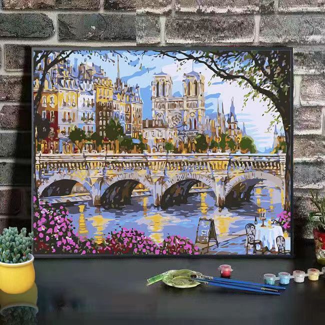 Scenic Mountain Landscape Art Canvas Print Bowlift