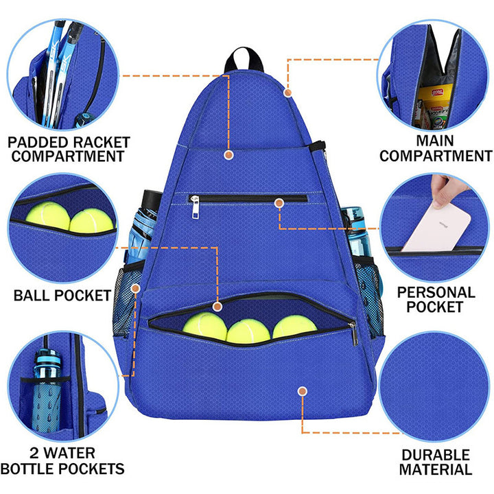 Tennis Racket Storage Backpack Bowlift