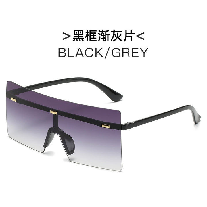 Women futuristic oversized sunglasses Bowlift