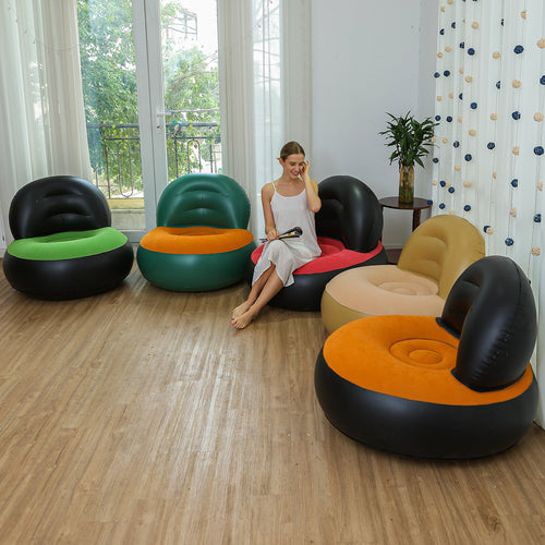 Women Ergonomic Bean Bag Chair with Back Support Bowlift