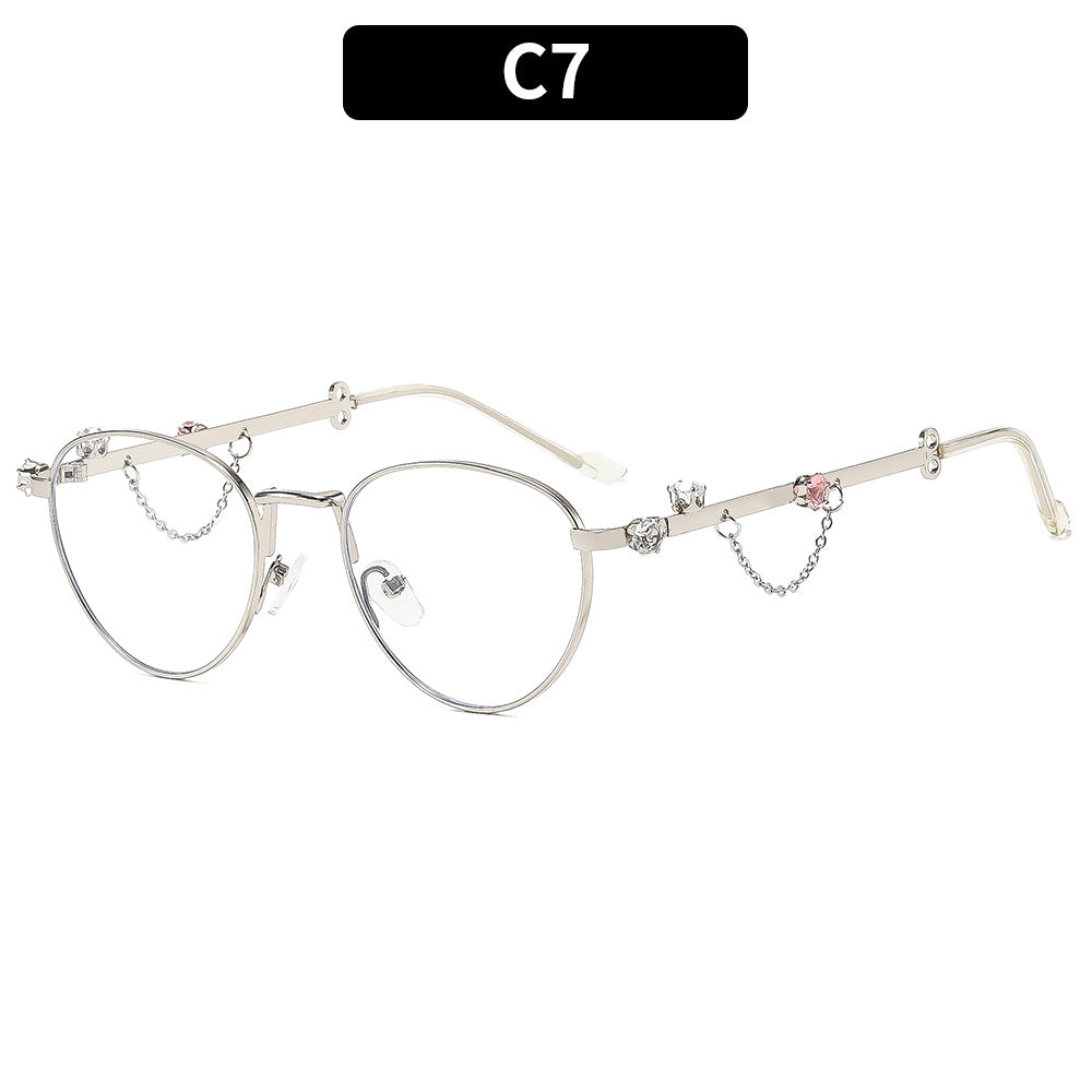 Decorative Cat-Eye Glasses