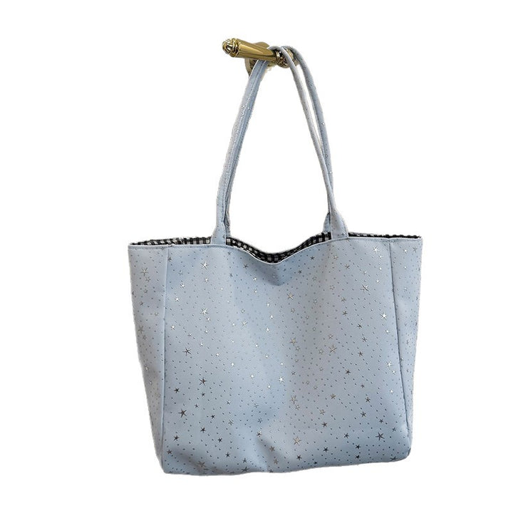 Stylish Star-Patterned Tote Bag Bowlift