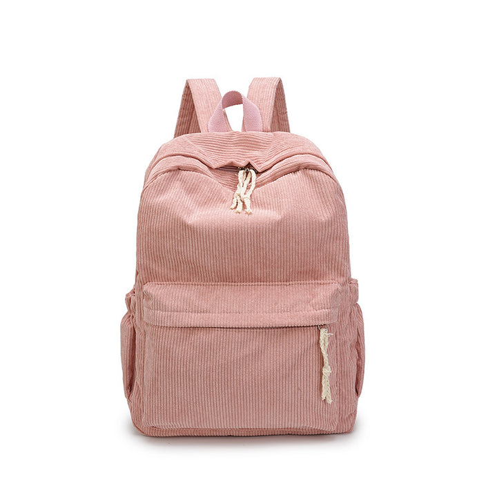 Corduroy Multi-Pocket Backpack Bowlift
