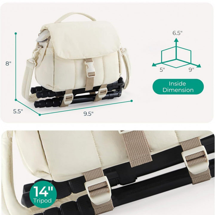 Multifunctional Camera Bag with Practical Compartments Bowlift