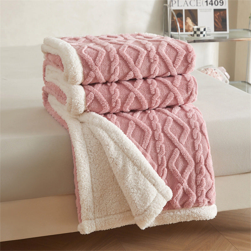 Women High-quality and creative throw blanket Bowlift