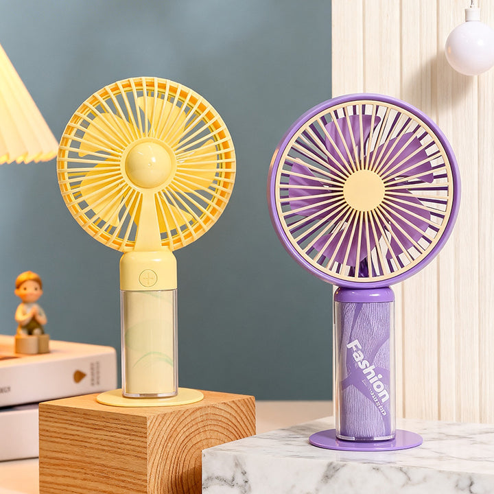 Women portable hand fan with innovative heart design Bowlift