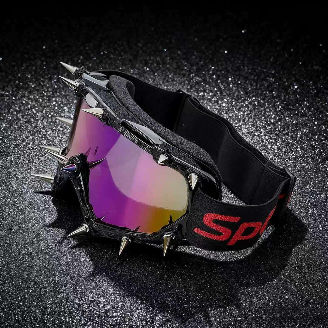 Women's sporty ski goggles with pointed accents Bowlift