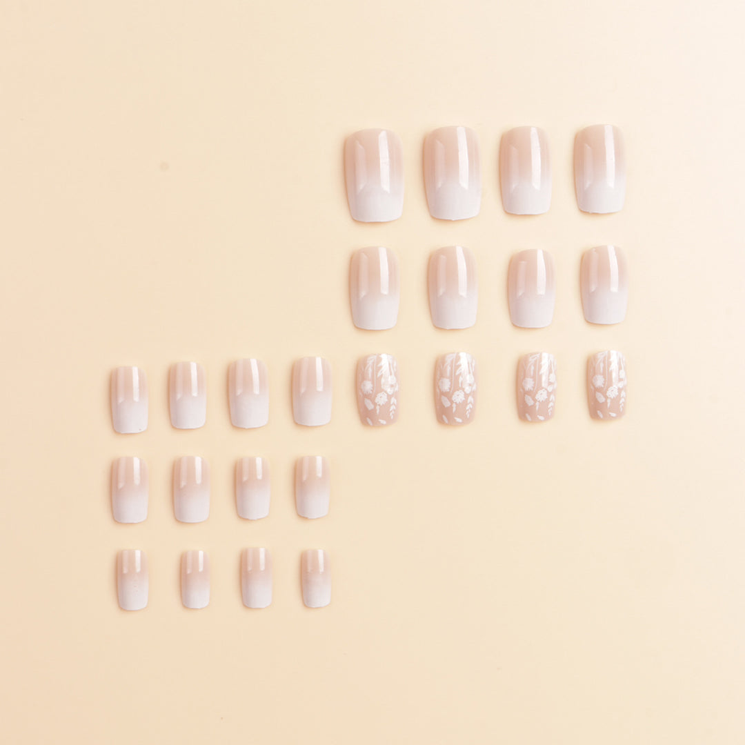 Elegant Ombre Press-On Nail Art Kit Bowlift