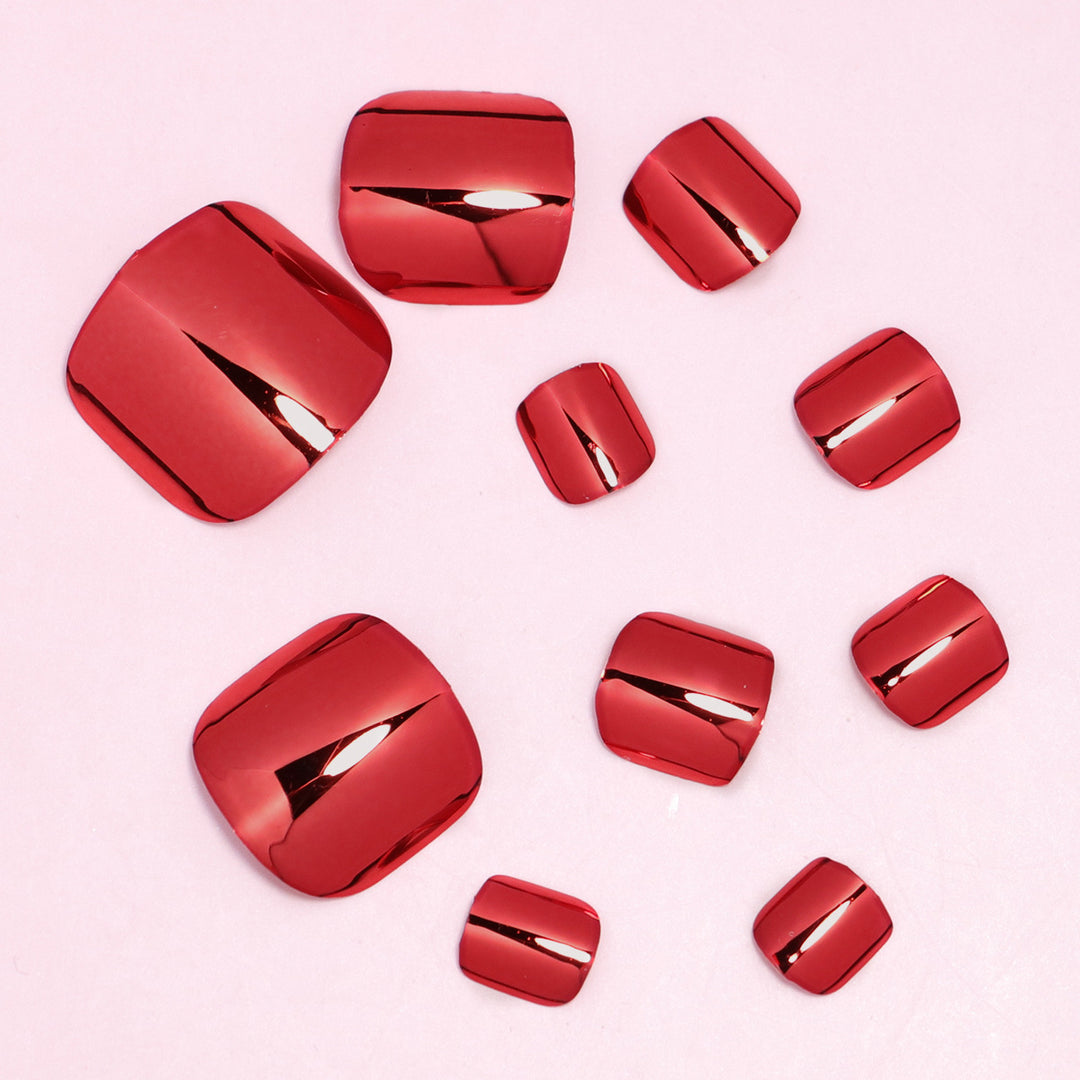 Premium Reflective Press-On Nails Bowlift