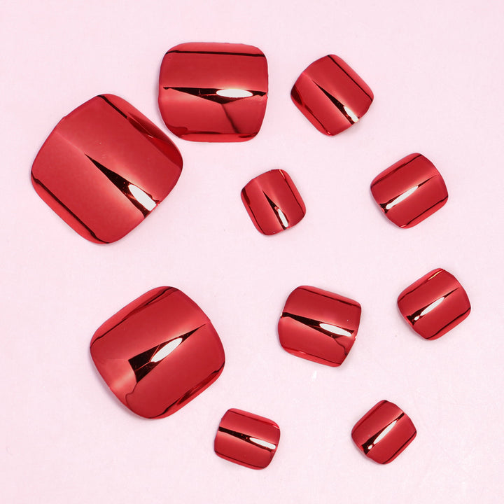 Premium Reflective Press-On Nails Bowlift