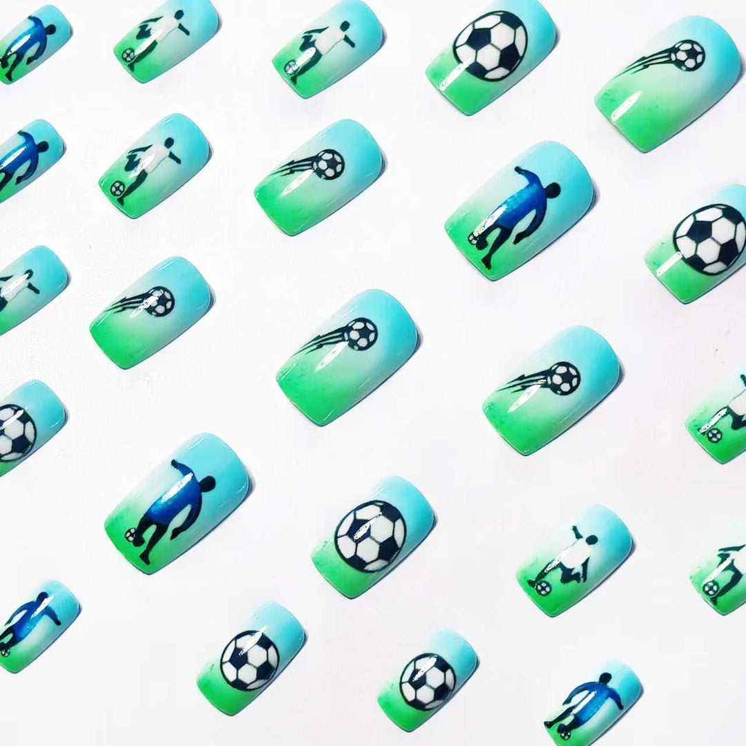 Creative Football Nail Art Bowlift