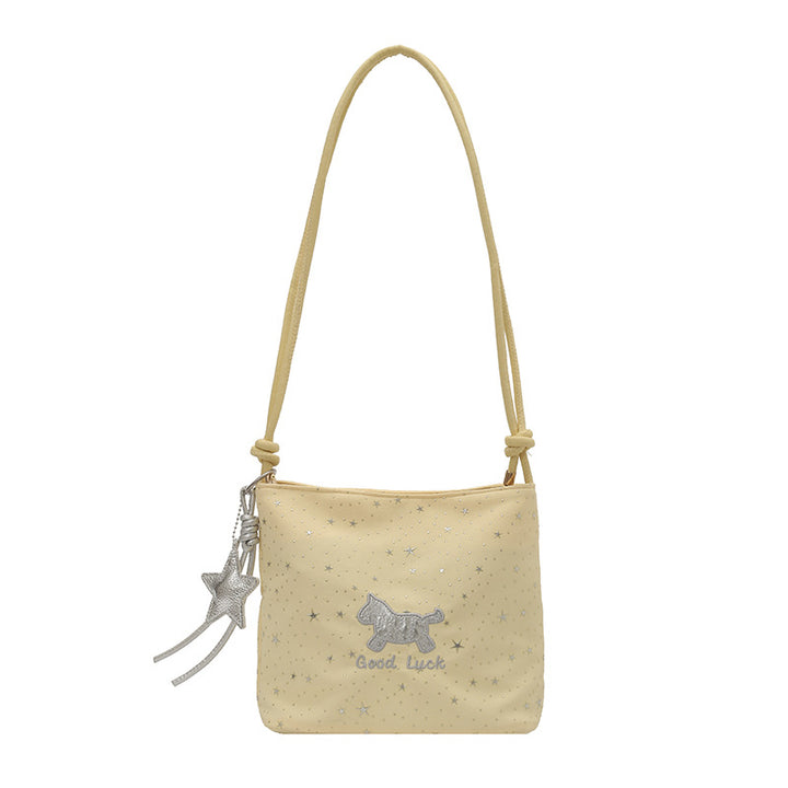 WoCasual Star-Print Crossbody Bag Bowlift