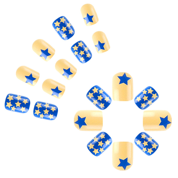 Creative Star-Printed Nail Art Set Bowlift