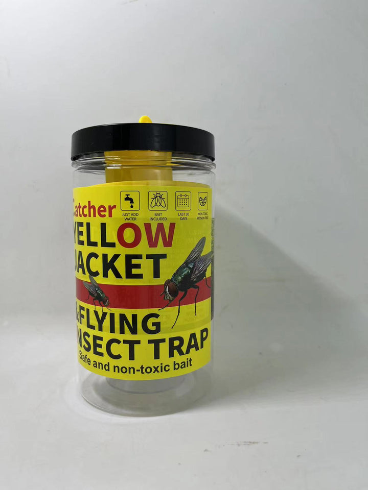Hanging Refillable Wasp and Flying Insect Trap with Non-Toxic Bait Reservoir Bowlift