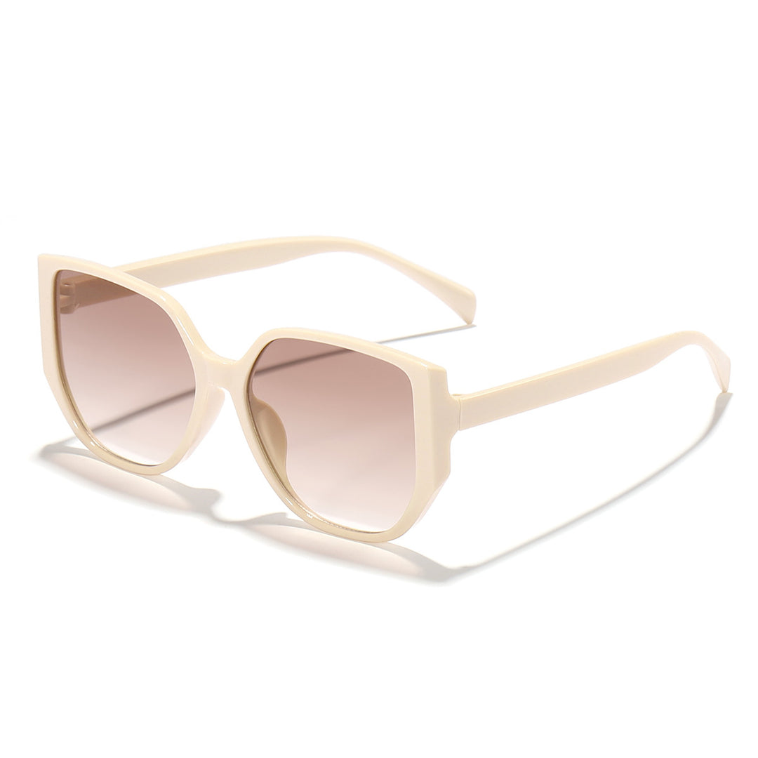 Women’s fashionable square sunglasses with wide frame and UV protection Bowlift
