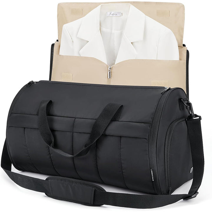 Stylish Travel Bag with Integrated Suit Compartment Bowlift