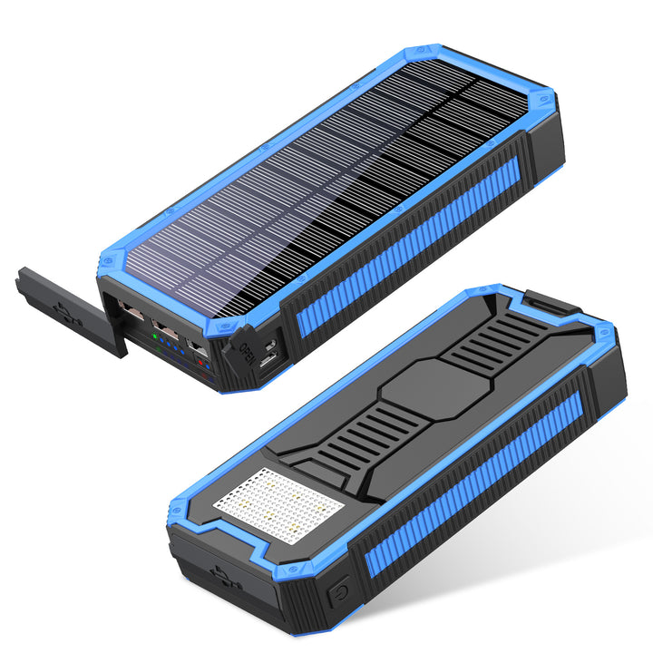 Solar Powerbank with Integrated Flashlight and Fast Charging Function Bowlift
