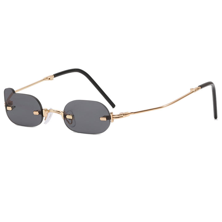 Ladies exclusive fashionable sunglasses with shiny metal frame Bowlift