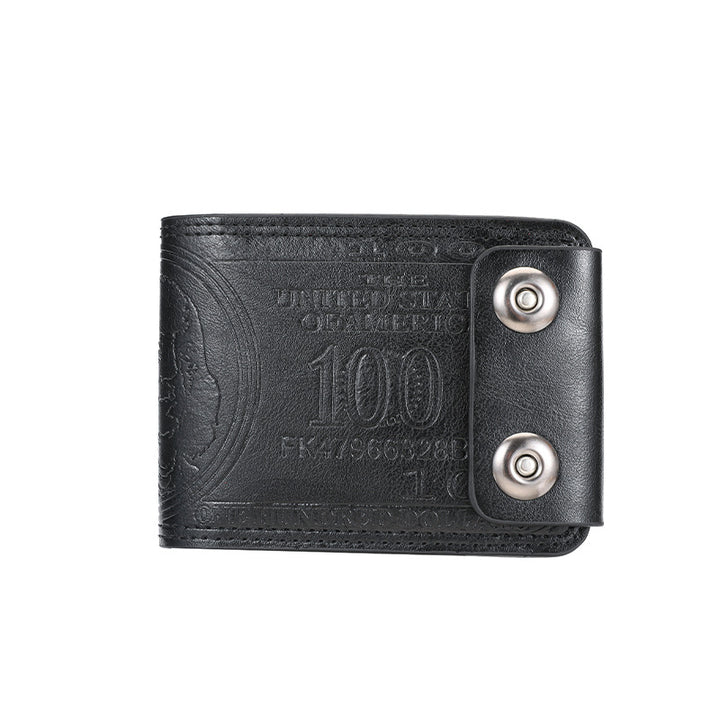 Artistic Embossed Leather Card Wallet Bowlift