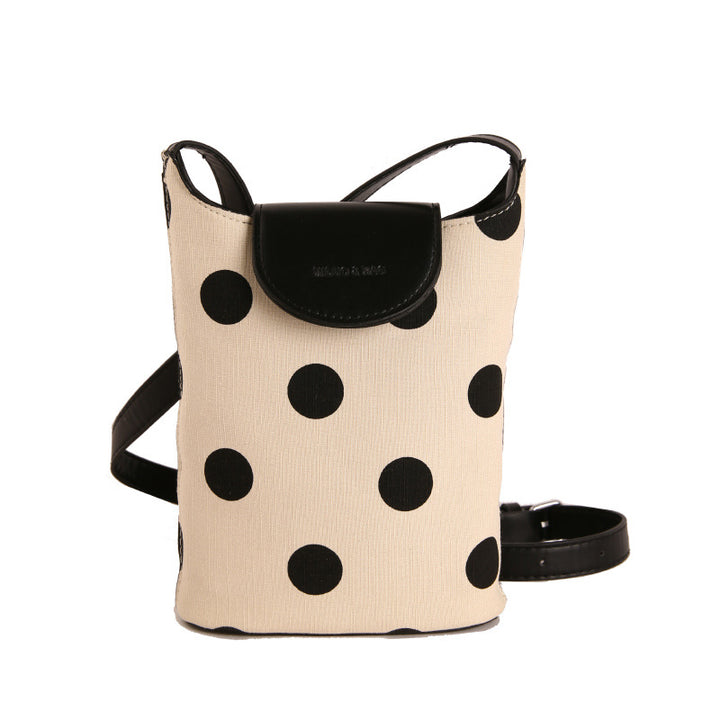 WoStylish Dot-Patterned Mini Crossbody Bag Bowlift